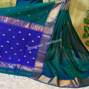 Maheshwari Triangle Buti Sarees