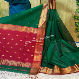 Maheshwari Triangle Buti Sarees