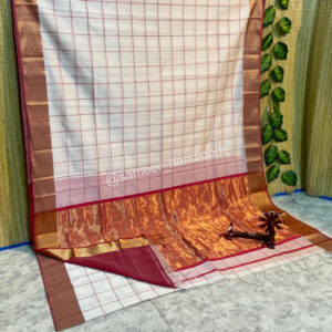 Maheshwari Box Chex Sarees