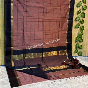 Maheshwari Box Chex Sarees