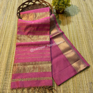 Maheshwari Tissue Stripes Sarees