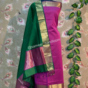 Maheshwari Zari Border Top & Dupattas