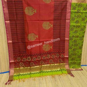 Maheshwari Hand Block Print Top Dupattas