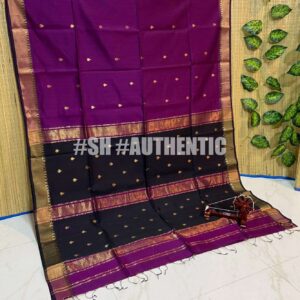 Maheshwari Zari Baali Buti Sarees