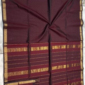Maheshwari Small Border Chex Sarees